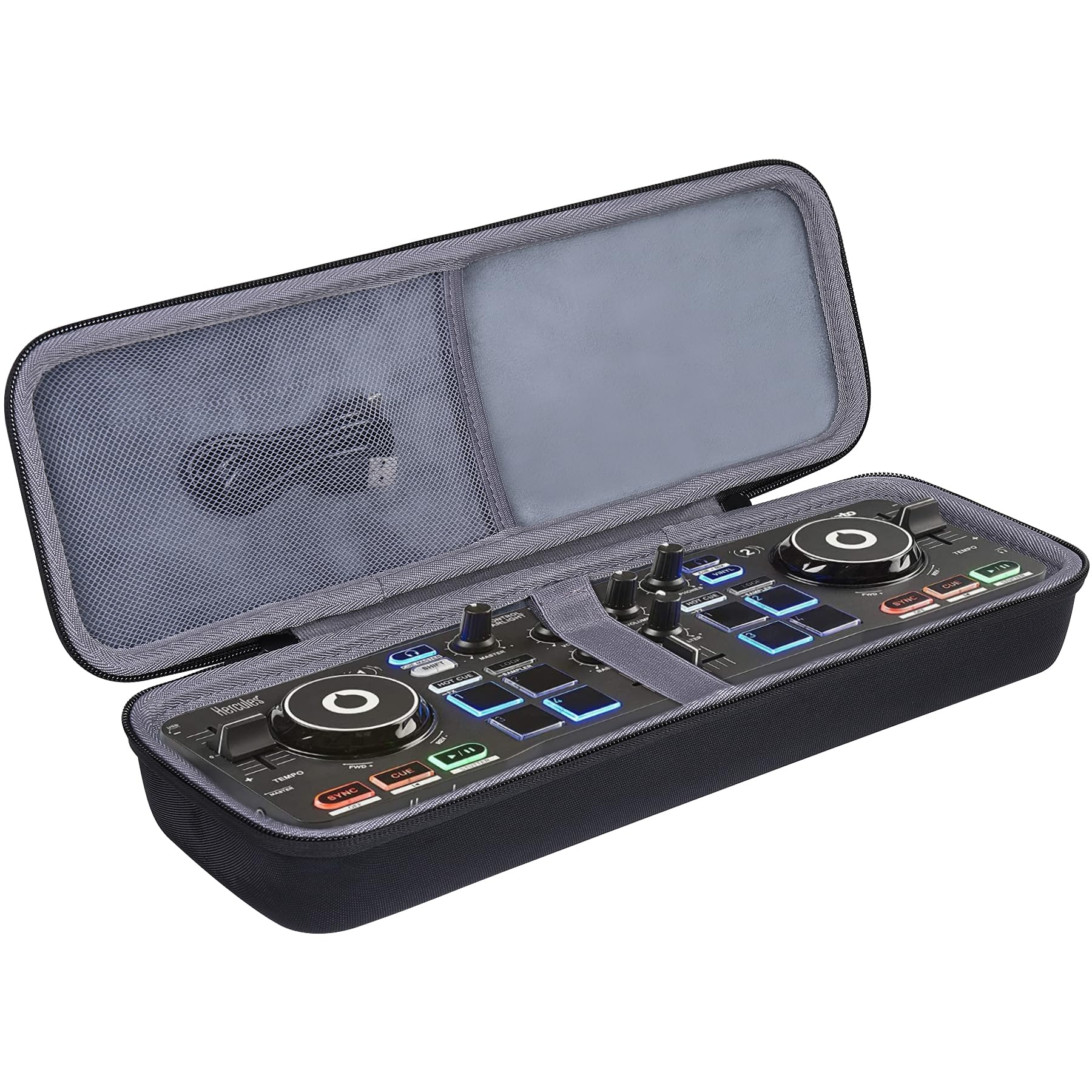 Amazon.com: co2CREA Hard Travel Case replacement for Hercules DJ