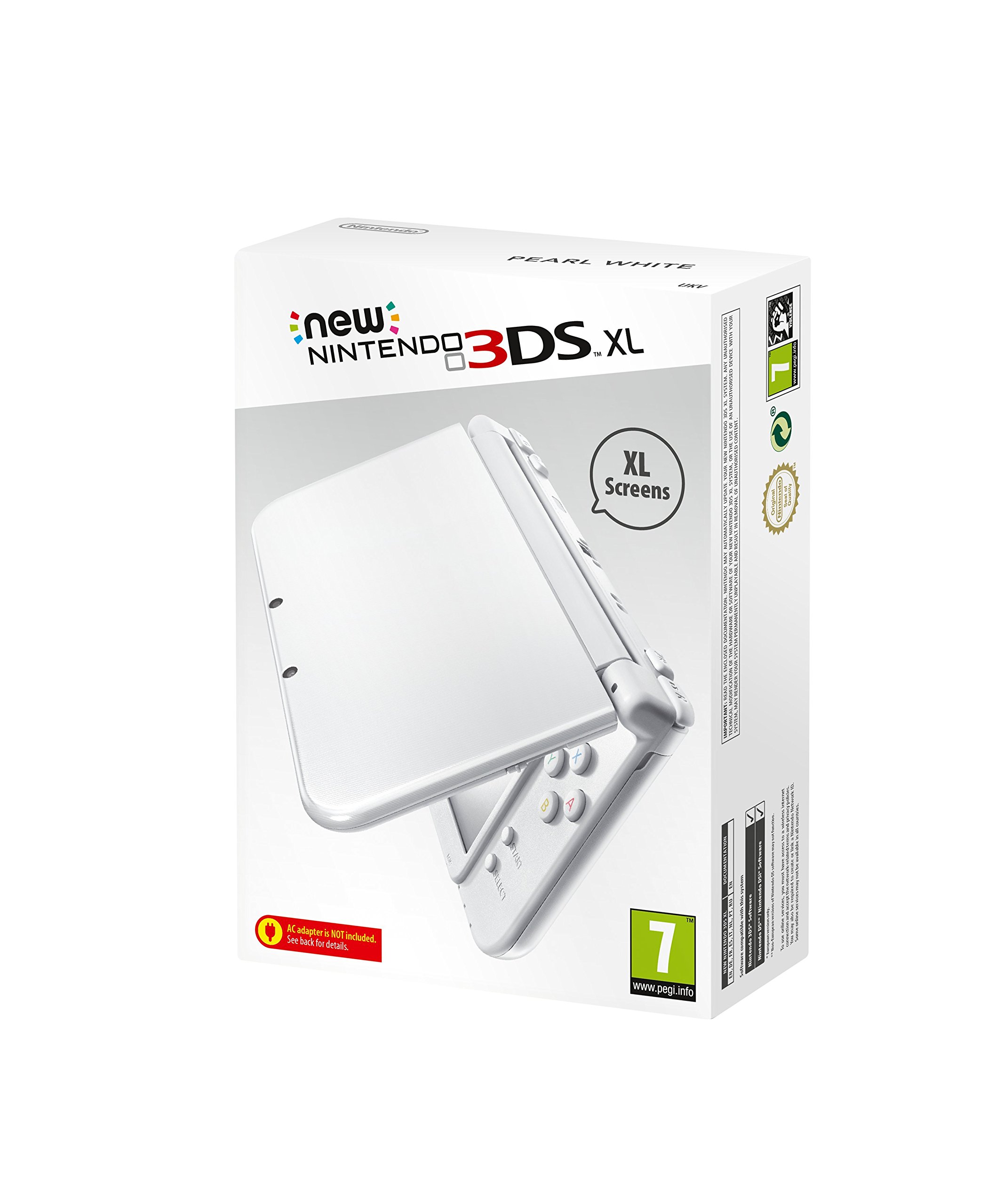 NEW Nintendo 3DS XL - Pearl White : Amazon.com.br: Games e Consoles