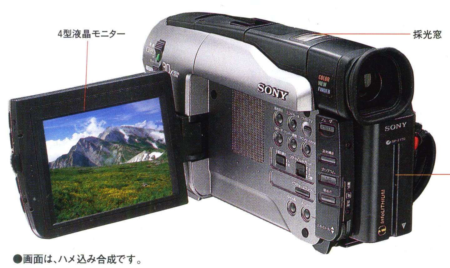 SONY Video8 ビデオカメラ CCD-TRV513 ② SONY Video8 ビデオカメラ