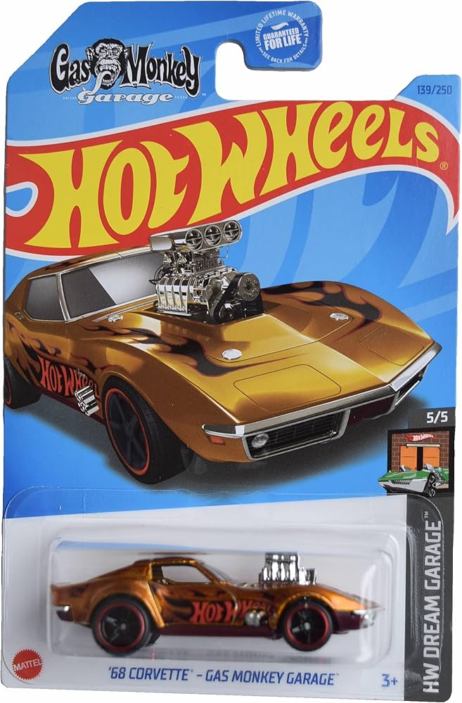 Amazon.com: Hot Wheels Super Treasure Hunt '68 Corvette Gas Monkey