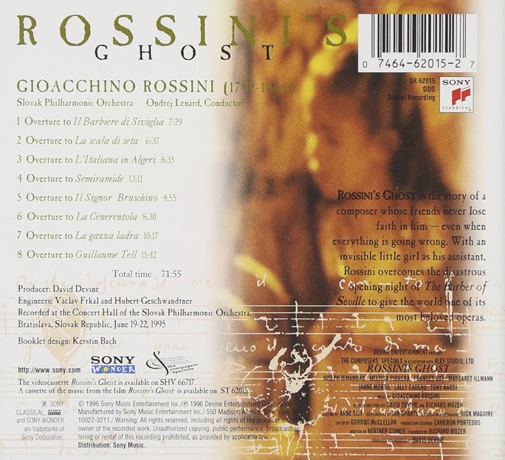 Amazon.com: Rossini's Ghost: CDs & Vinyl