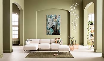 Amazon.co.jp: Kare Design ガラスピクチャーレディフラワー、ブルー