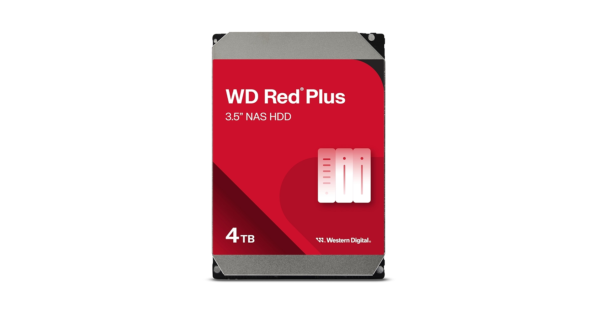 外付けハードディスク・ドライブ WD Red Plus 4TB HDD WD40EFZX 外付け