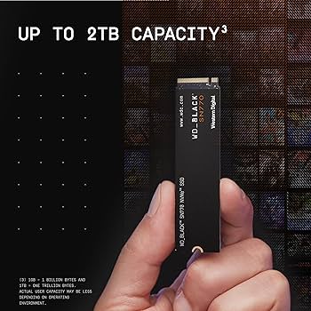 Amazon.com: WD_BLACK 500GB SN770 NVMe Internal Gaming SSD Solid