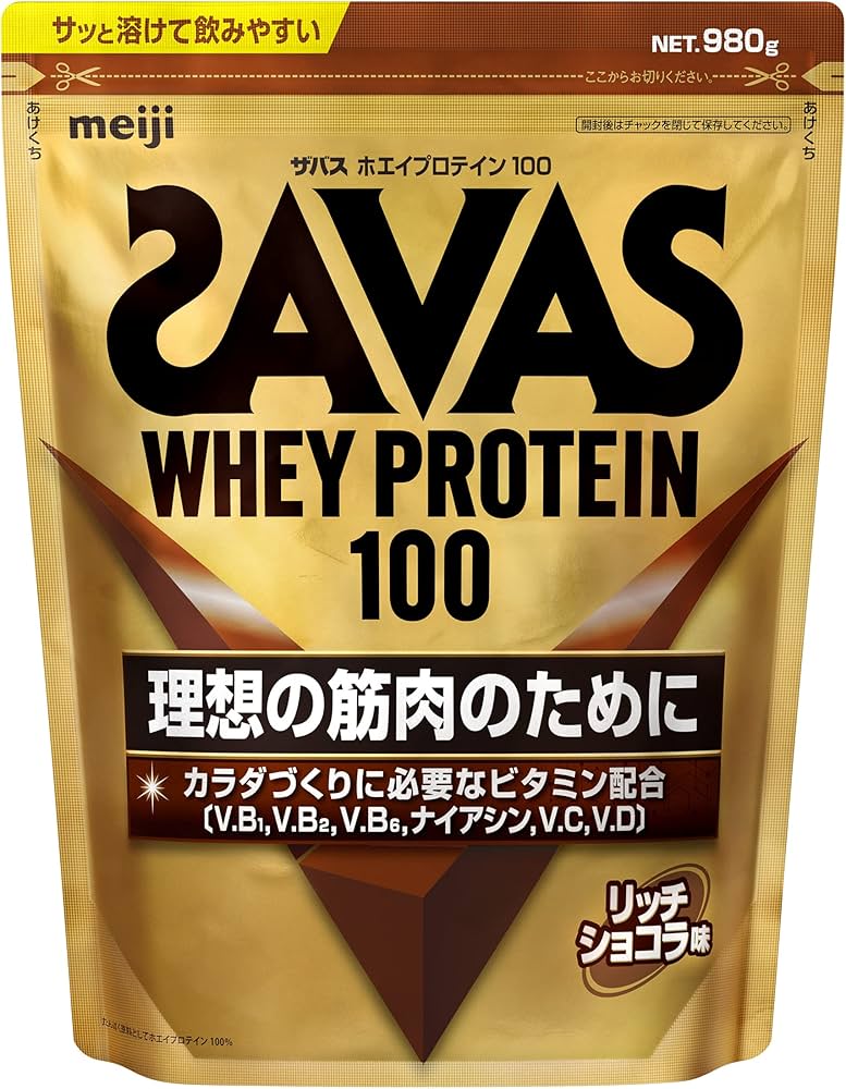 Amazon | 明治 ザバス(SAVAS) ホエイプロテイン100 リッチショコラ味