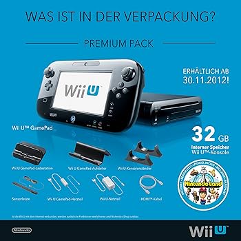 Amazon.com: Wii U Console Premium Black (Renewed)