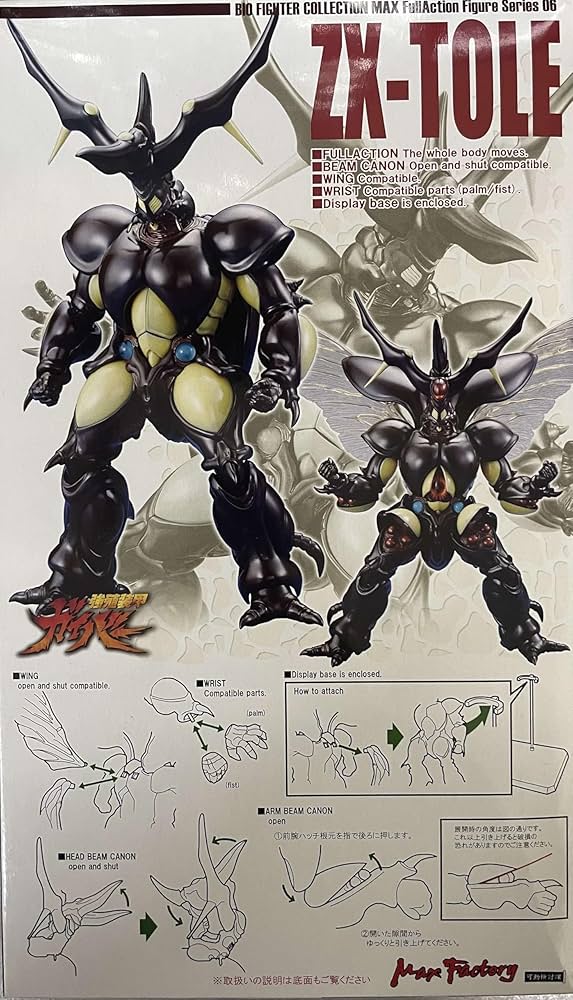 Amazon.com: BIO FIGHTER COLLECTION MAX06 ZX-TOLE (Max Factory