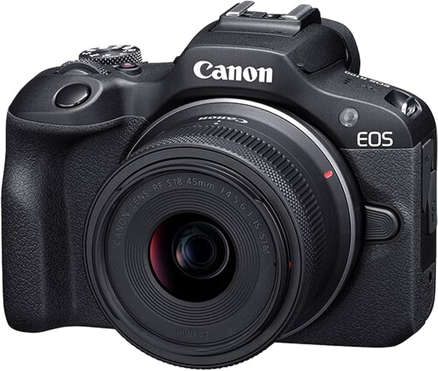 Amazon.com : Canon EOS R100 Mirrorless Camera with 18-45mm Lens +
