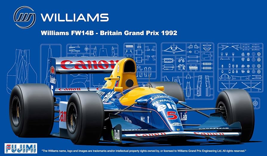 Amazon | フジミ模型 FW14BイギリスGP 1/20 グランプリシリーズF1 No
