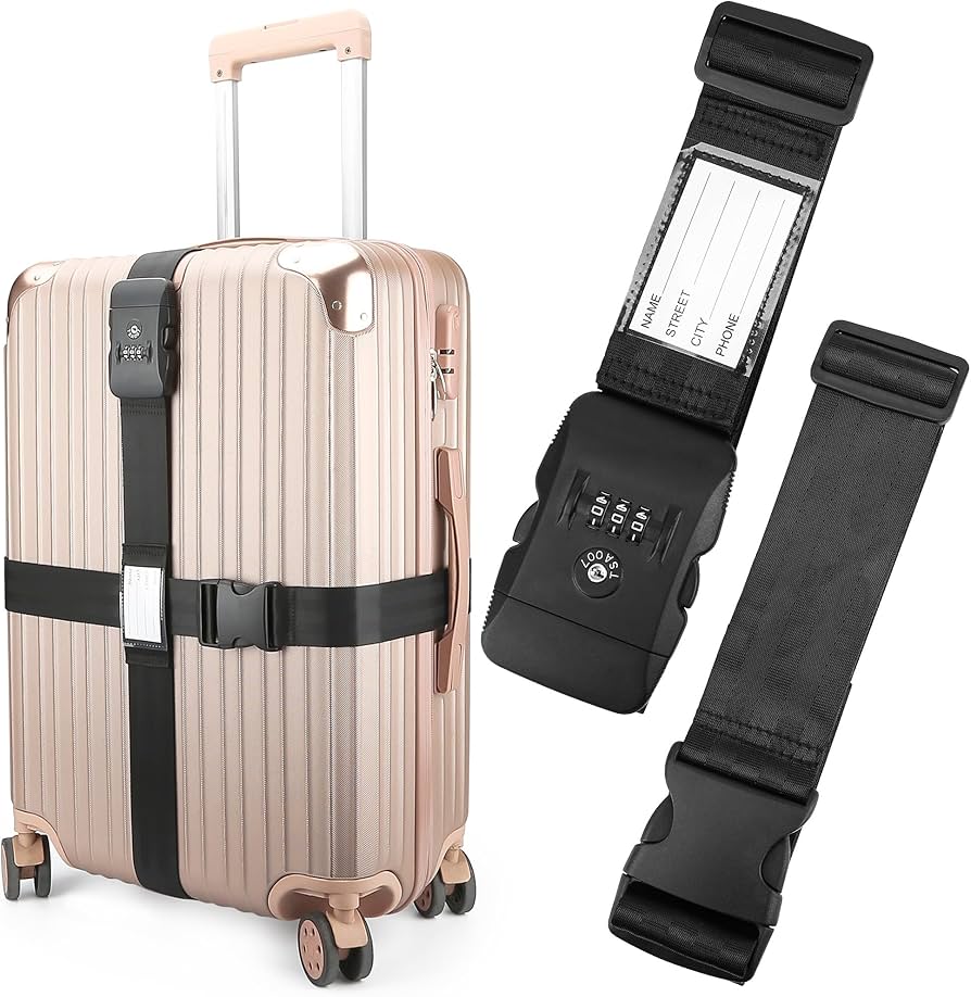 Amazon.com | Luggage Straps, TSA Approved Luggage Strap Belt with