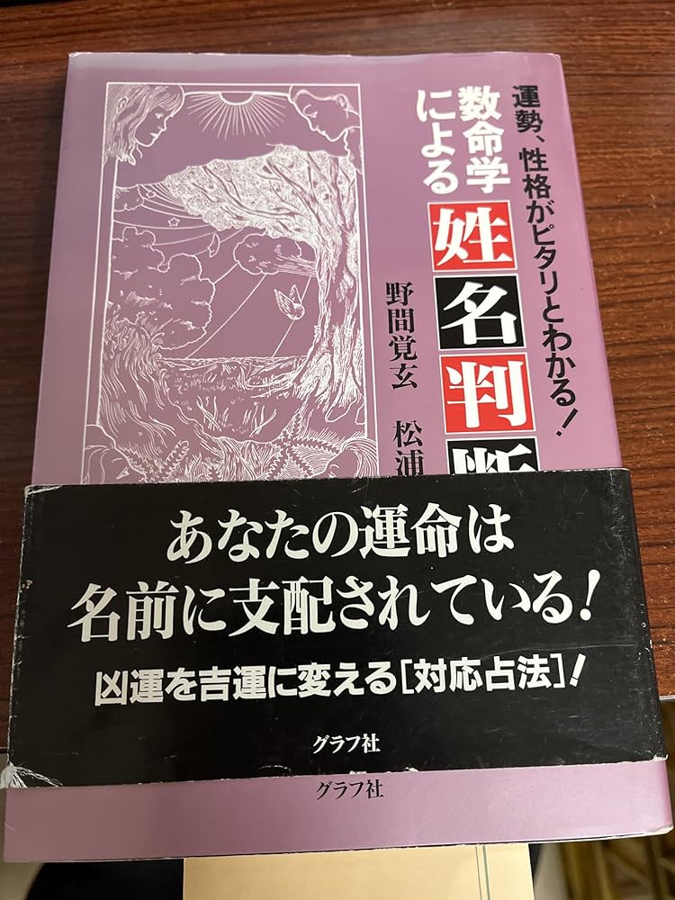 数命学による姓名判断: 運勢、性格がピタリとわかる | 野間 覚玄, 松浦