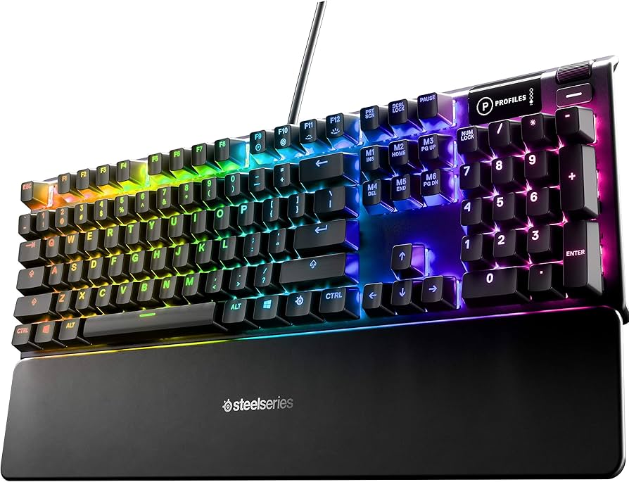 Amazon.com: SteelSeries USB Apex 5 Hybrid Mechanical Gaming