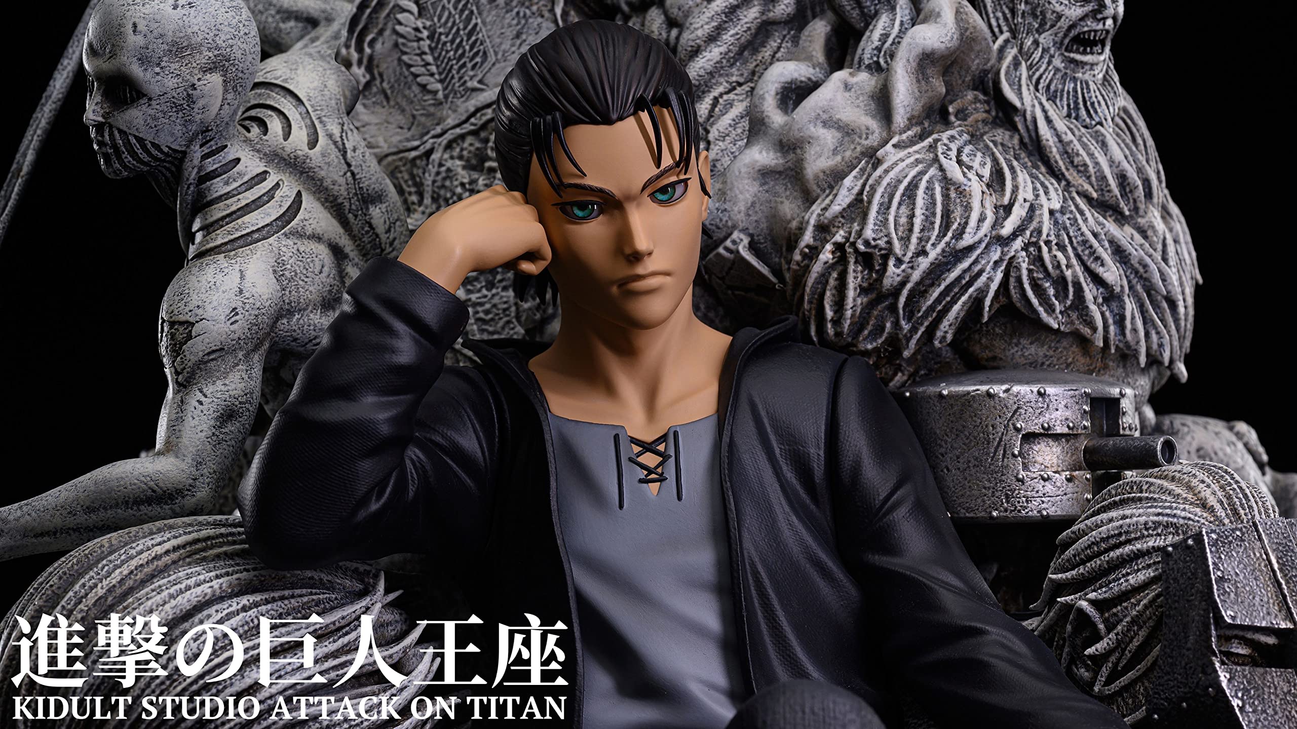 Amazon.co.jp: エレン・イェーガー フィギュア 1/4スケール 塗装済み