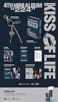 Amazon.co.jp: KISS OF LIFE 4th Mini Album [224] (Keychain Ver