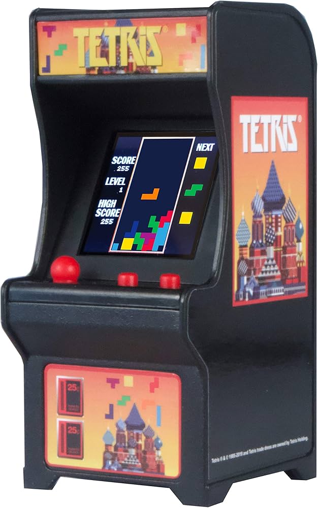 Amazon.com: Tiny Arcade Tetris Mini Retro Game (3.5