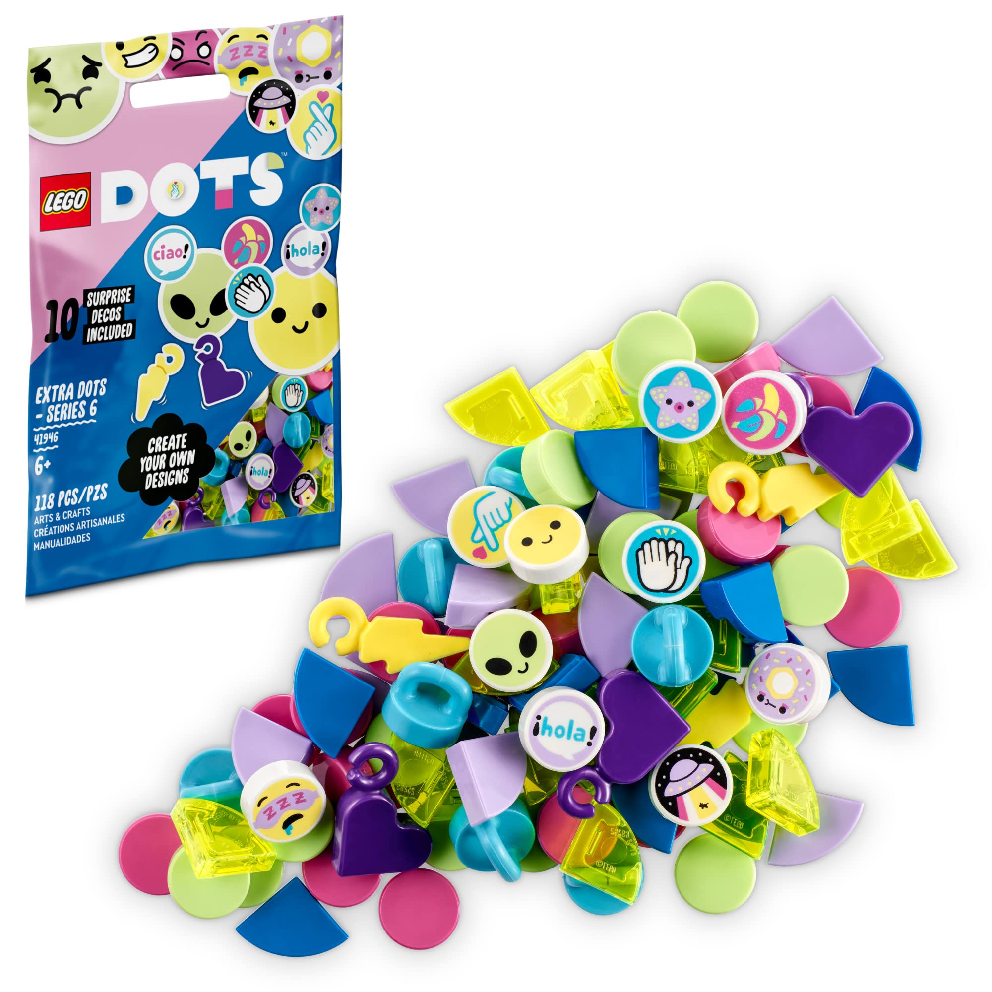 Amazon.com: LEGO DOTS Extra DOTS – Series 6 41946 Craft Decoration