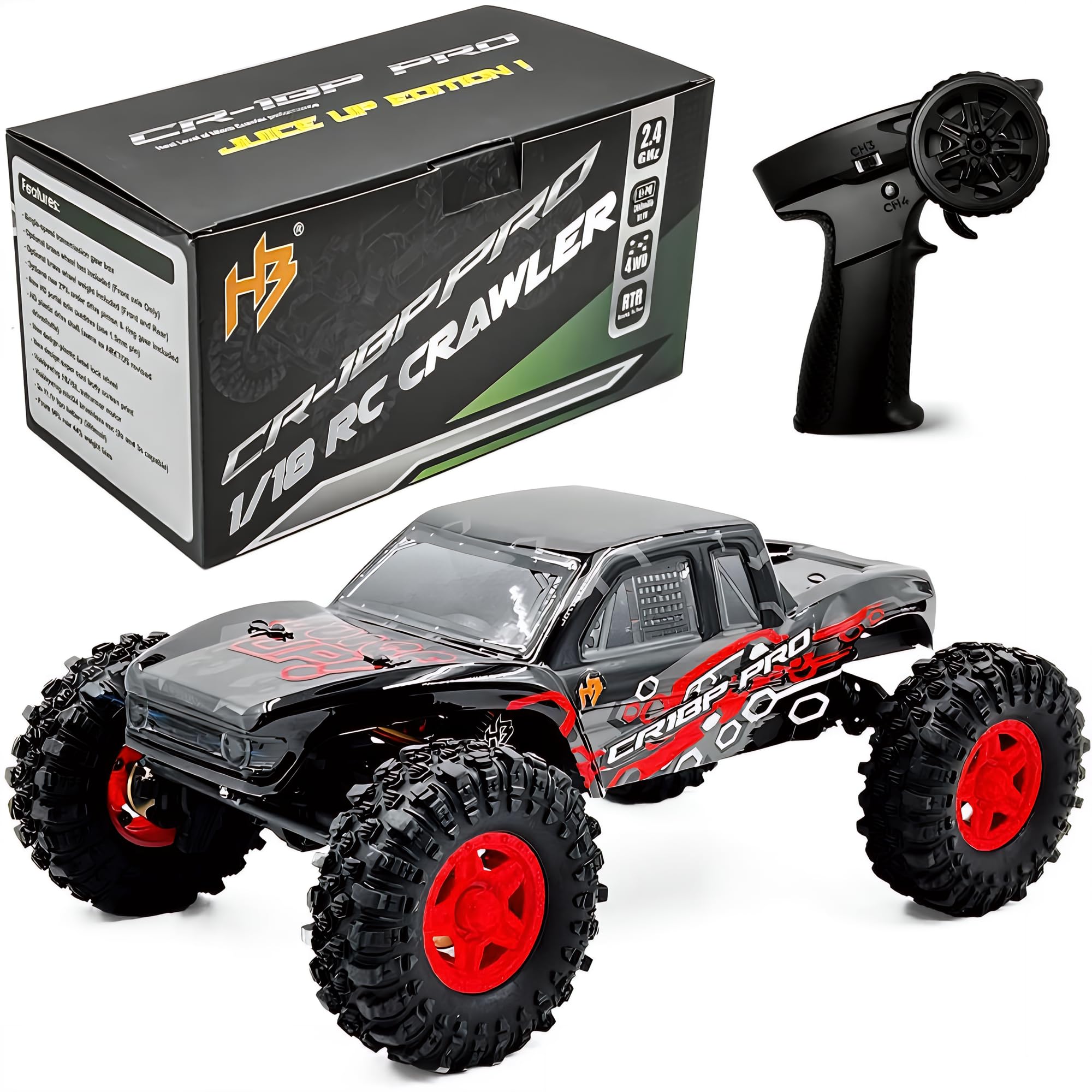Amazon.com: Helidirect HobbyPlus 1/18 RC Crawler - CR-18P PRO