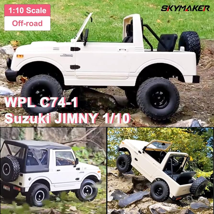 Amazon.com: Skymaker WPL C74-1 Suzuki Jimny 1/10 Outdoor Remote