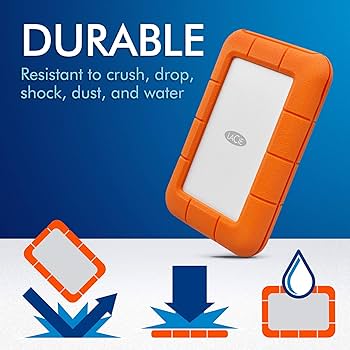 Amazon.com: LaCie Rugged Thunderbolt USB-C 2TB External Hard Drive