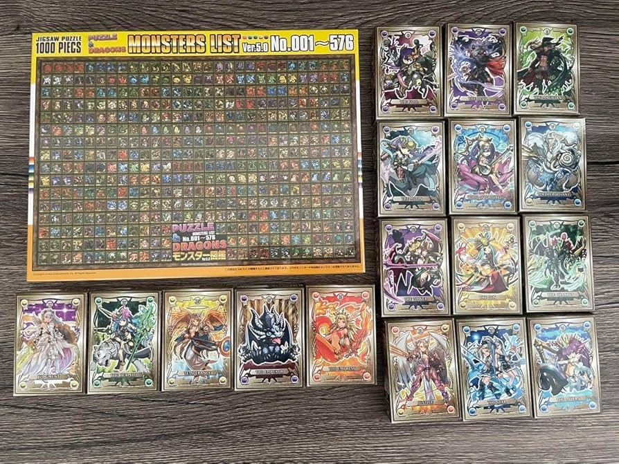 Amazon.co.jp: パズドラ ジグソーパズル 1000ピース99ピース 計18個 W