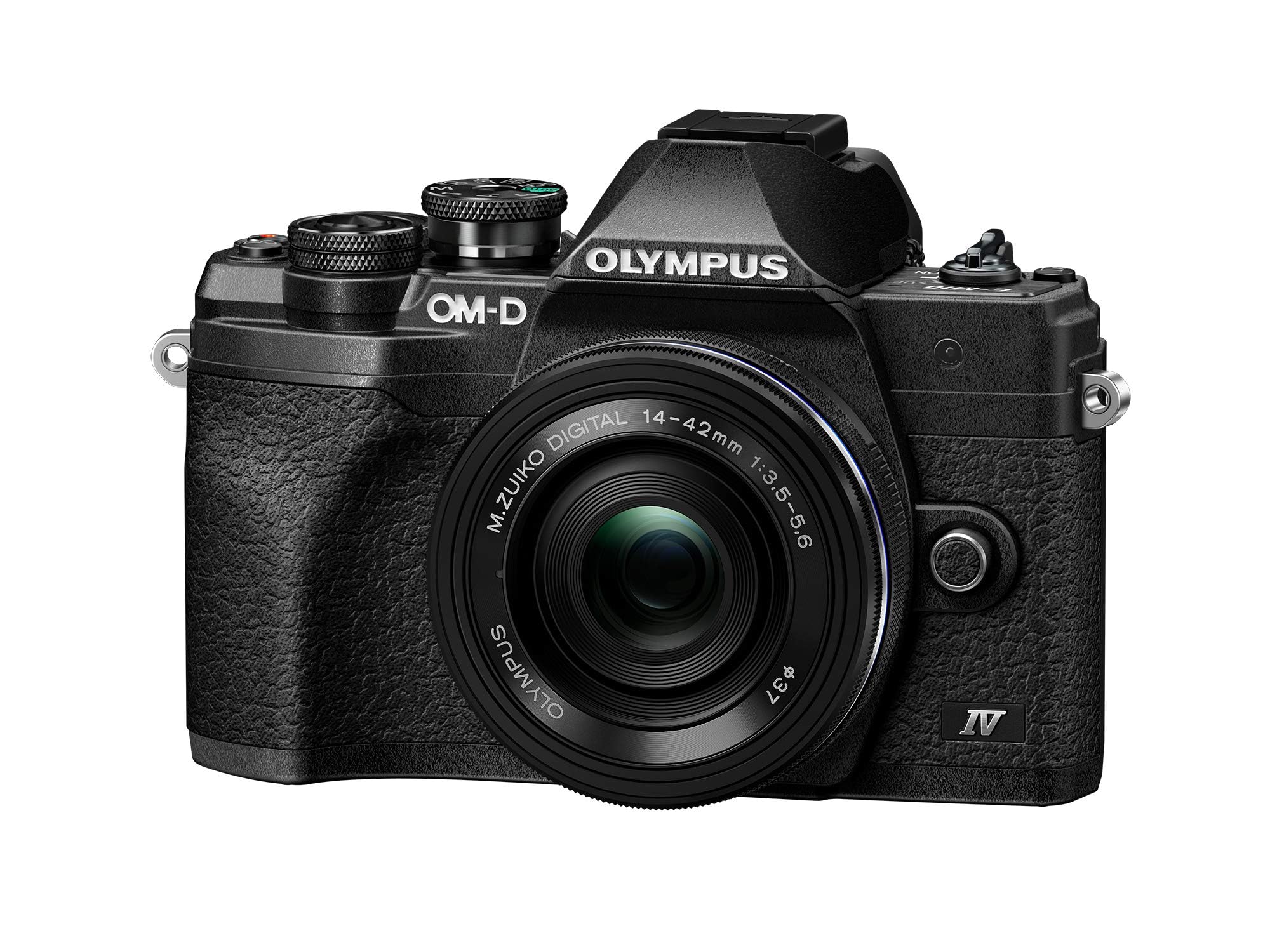 Olympus OM-D E-M10 Mark IV Corpo preto com kit de lentes M.Zuiko
