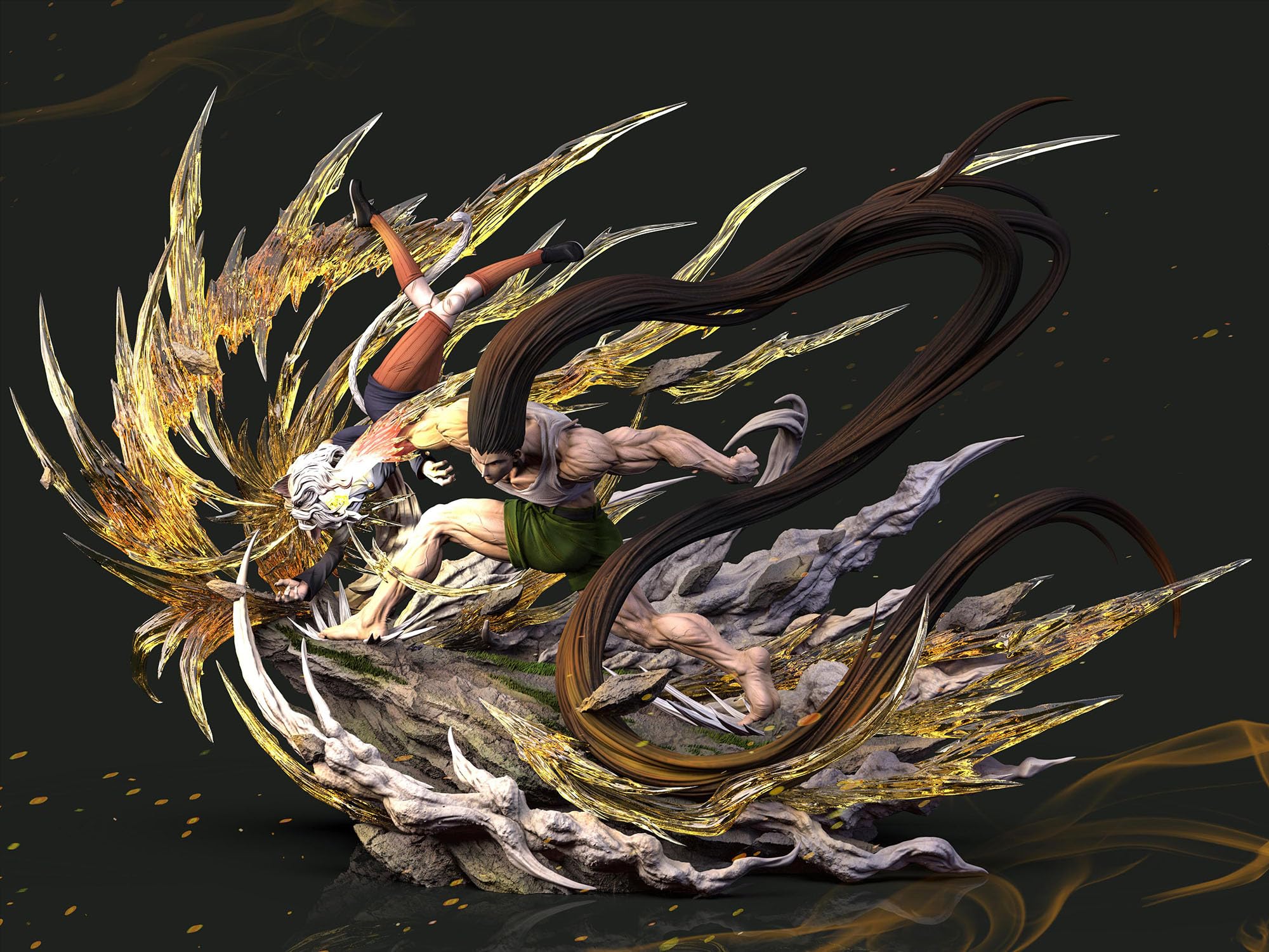 Amazon.co.jp: ゴン・フリークスVSネフェルピトー フィギュア 1/6