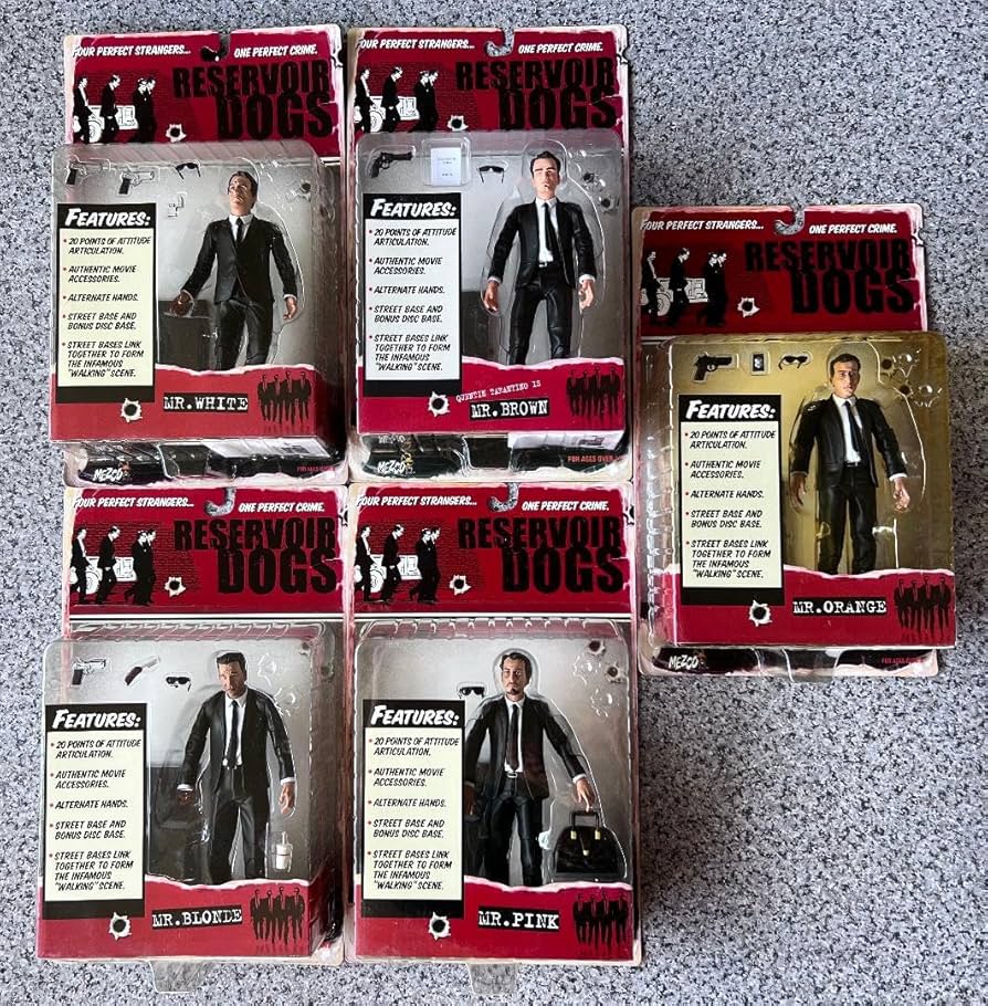 Amazon.co.jp: MEZCO レザボア ドッグス フィギュア 5体セット : おもちゃ