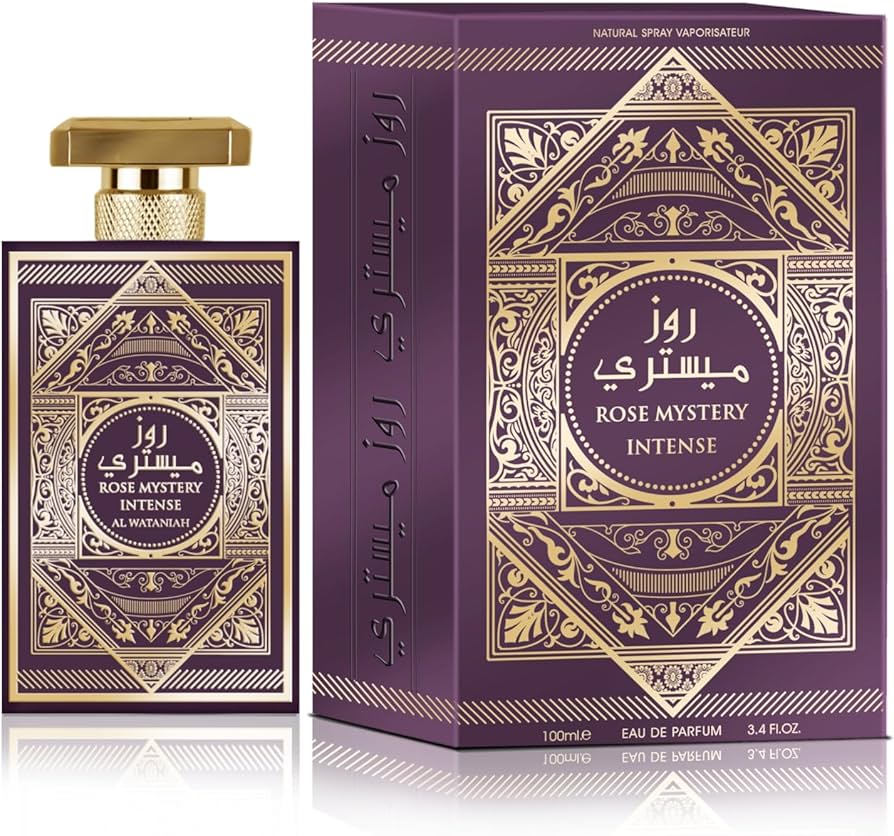 AL WATANIAH Rose Mystery Intense - Parfum de Luxe pour Femmes, Eau