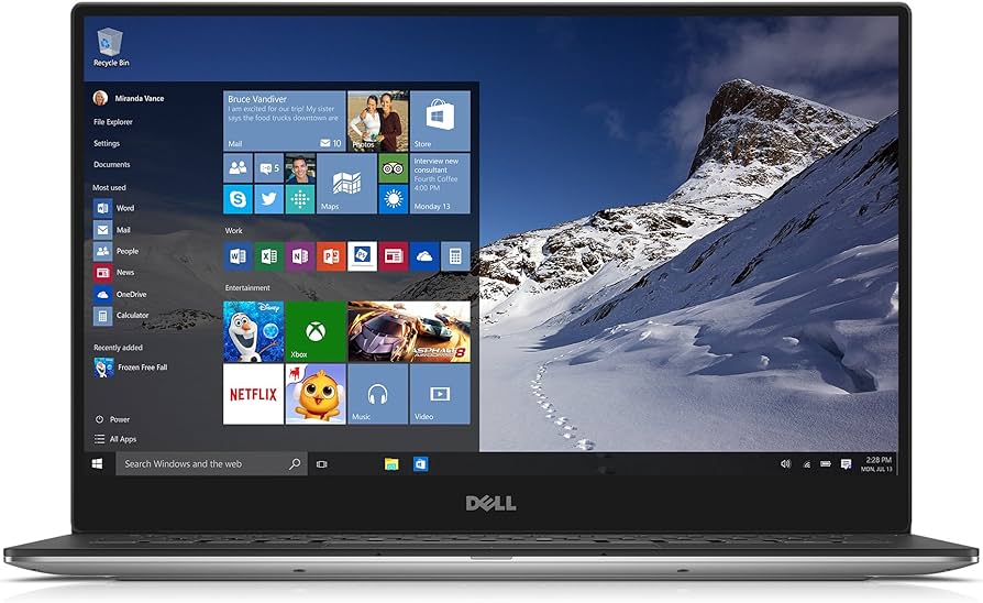 Amazon.com: Dell XPS 13 QHD 13.3 Inch Touchscreen Laptop (Intel