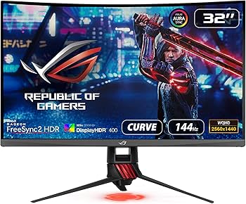 Amazon.co.jp: ASUS 湾曲 ゲーミングモニター ROG Strix XG32VQR 31.5