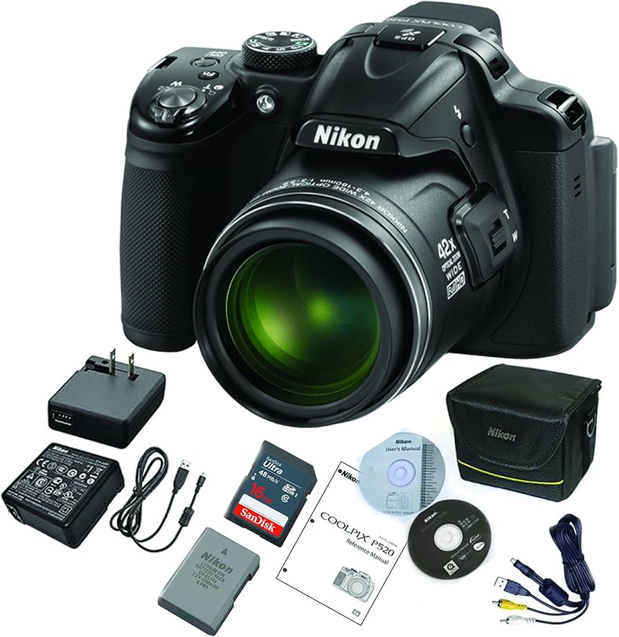 Amazon.com : Nikon COOLPIX P520 18.1 MP CMOS Digital Camera with