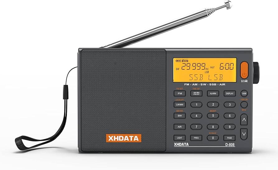 Amazon.co.jp: XHDATA D-808 ポータブルラジオ FM AM SW LW ワイドFM