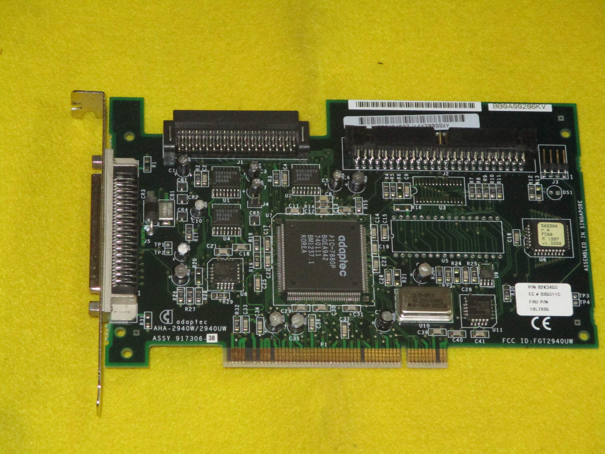 Amazon | Adaptec AHA-2940UW Ultra Wide SCSI PCIアダプタ | ADAPTEC