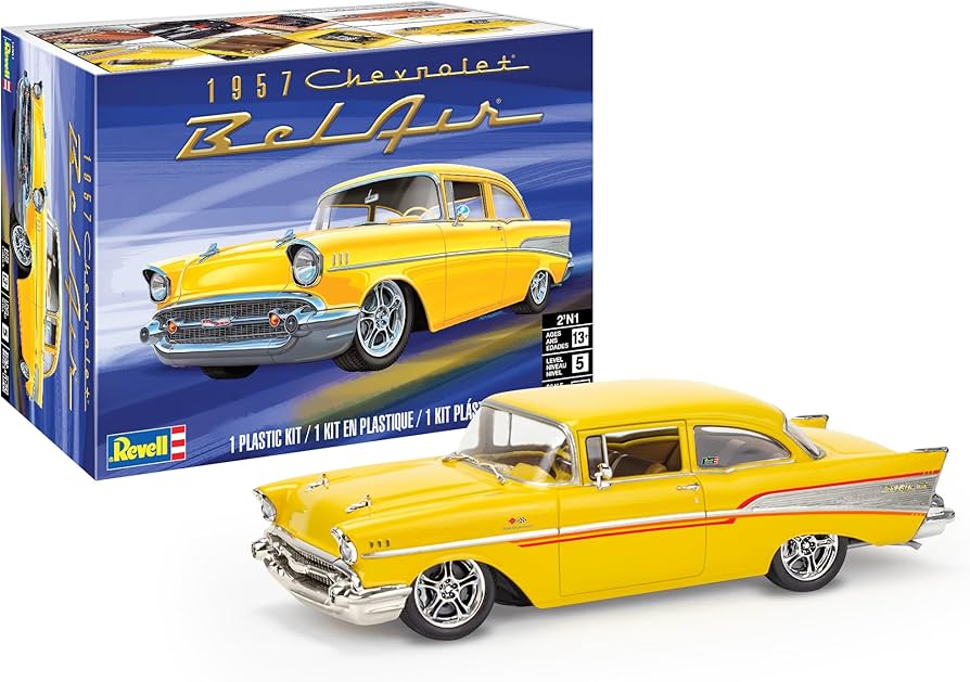 Amazon | ドイツレベル(Revell) アメリカレベル 1/25 57 シェビー