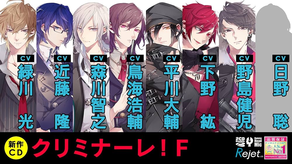 キアーヴェ(CV.鳥海浩輔) - カレと48時間潜伏するCD「クリミナーレ! F