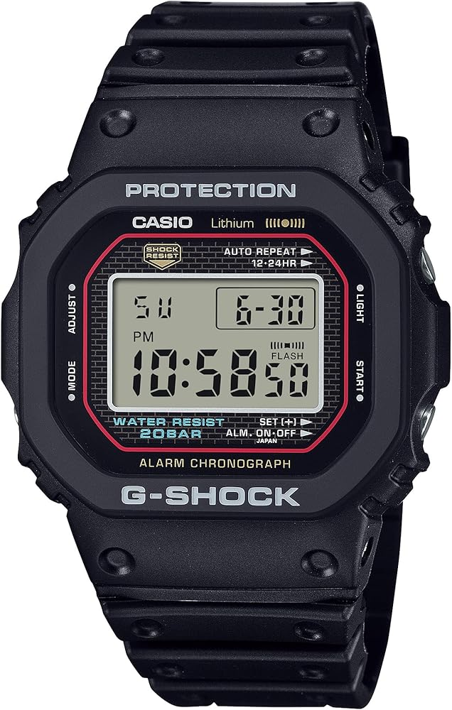 Amazon.com: Casio G-Shock Digital 5000 Series Black Resin Watch