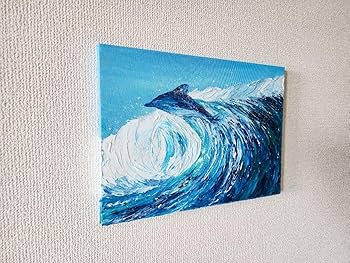 Amazon.co.jp: 風景画 海 テクスチャーアート 抽象画 海の絵 夏