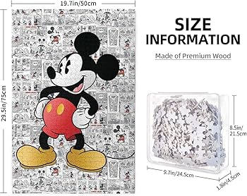 Amazon.co.jp: パズル ミッキーマウス アニメ ジグソーパズル 木製