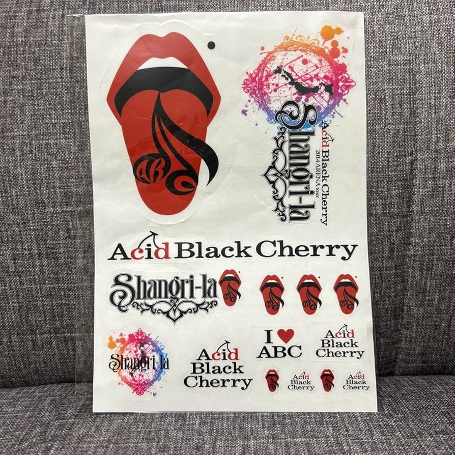 Amazon.co.jp: Acid Black Cherry Shangri-la ステッカー : おもちゃ