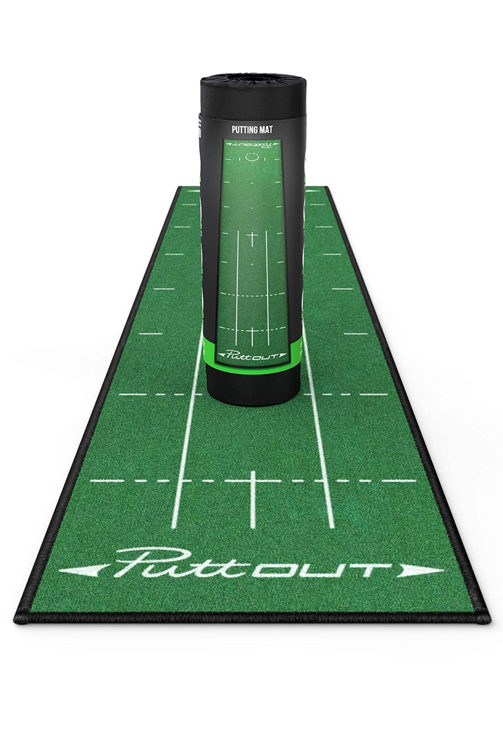 Amazon | (Green) - PuttOut Pro Golf Putting Mat - Perfect Your