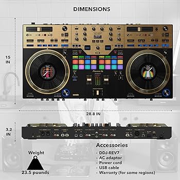 Amazon.com: Pioneer DDJ-REV7-N Scratch-Style 2-Channel