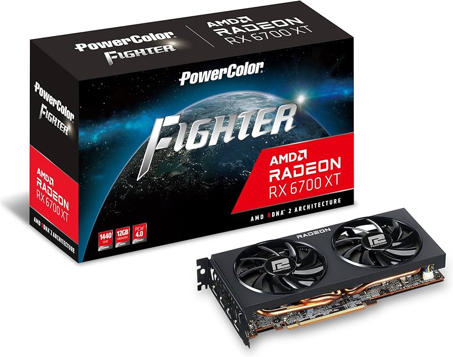 Amazon.com: PowerColor Fighter AMD Radeon RX 6700 XT Gaming