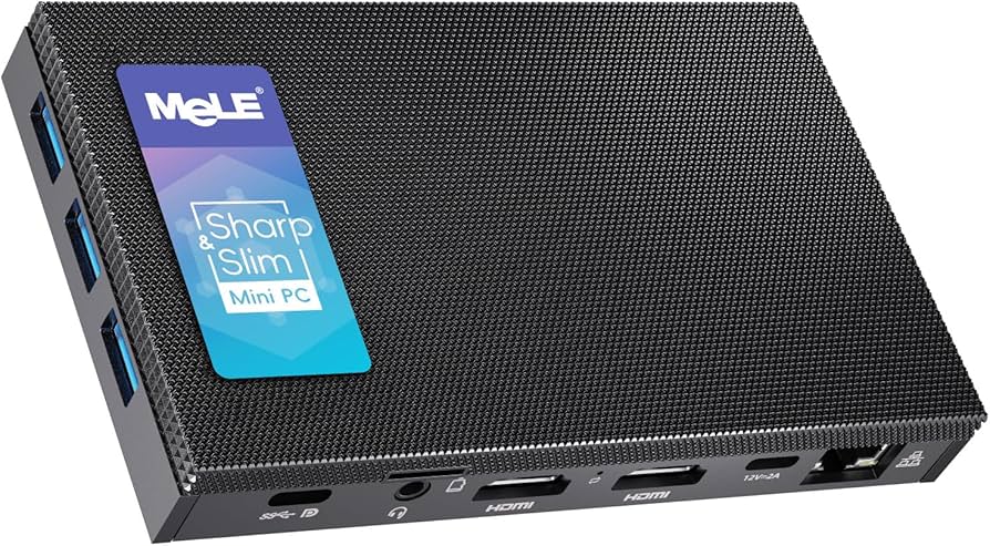 Amazon.com: MeLE Quieter3C Fanless Mini PC with Windows 11 Home