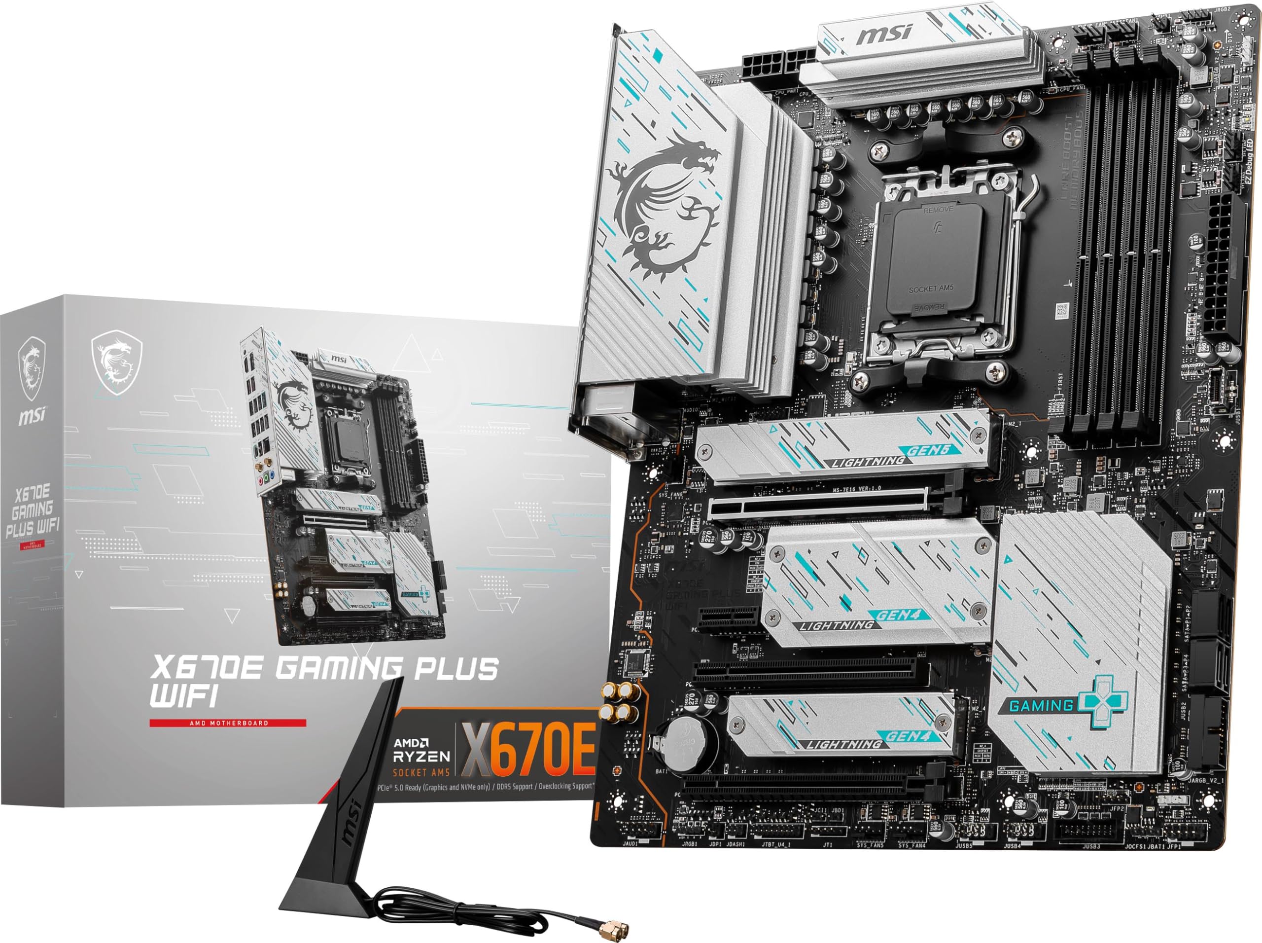Amazon.com: MSI X670E GAMING PLUS WIFI Gaming Motherboard (AMD