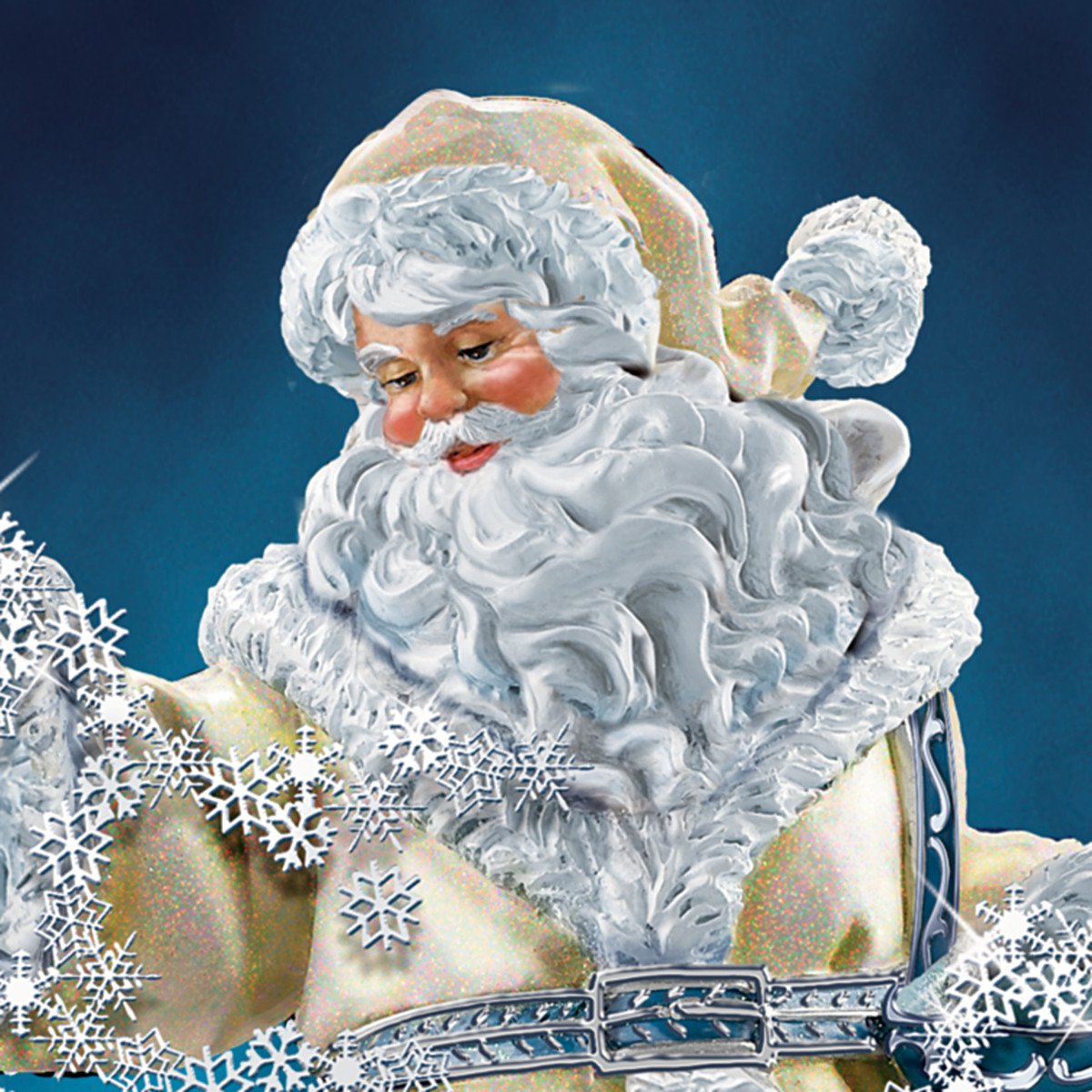 Amazon.com: The Bradford Exchange Thomas Kinkade Moving Santa