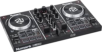 Numark Party Mix - Complete DJ Controller Set for Serato DJ with 2