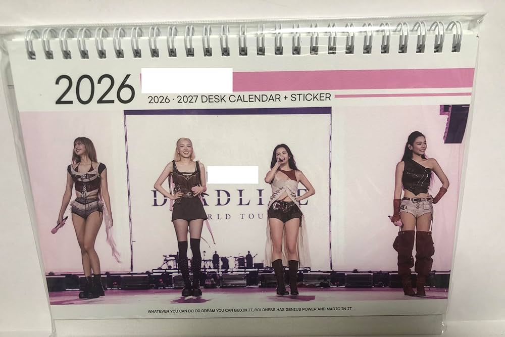 Amazon | KPOPアイドル グッズ 2026年-2027年 2年分 卓上カレンダー