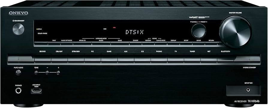 Amazon.co.jp: ONKYO 7.2ch対応AVセンター TX-NR646(B) : 家電＆カメラ