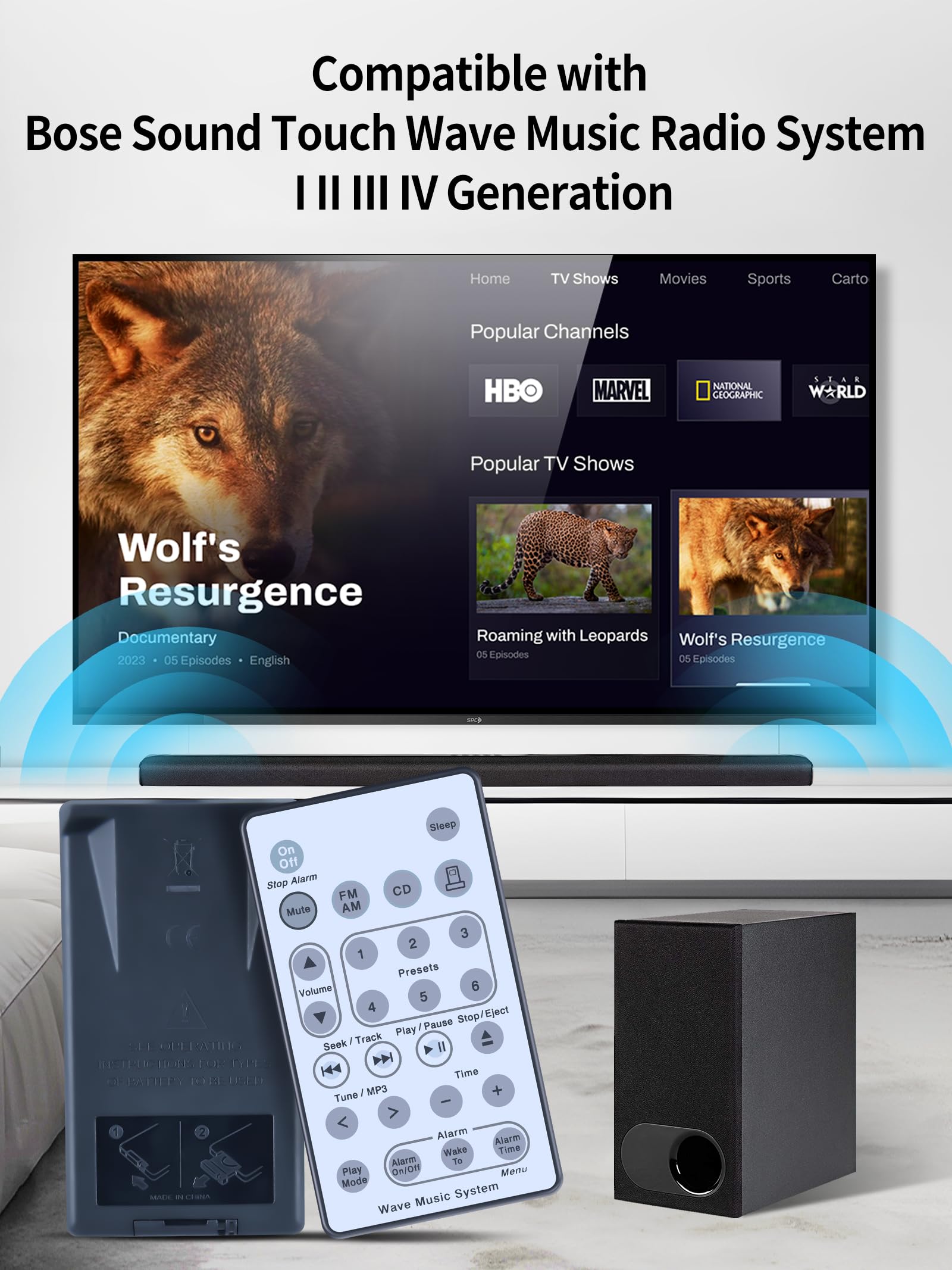 Amazon | ユニバーサル交換用リモコン Bose Wave Sound Touch Music