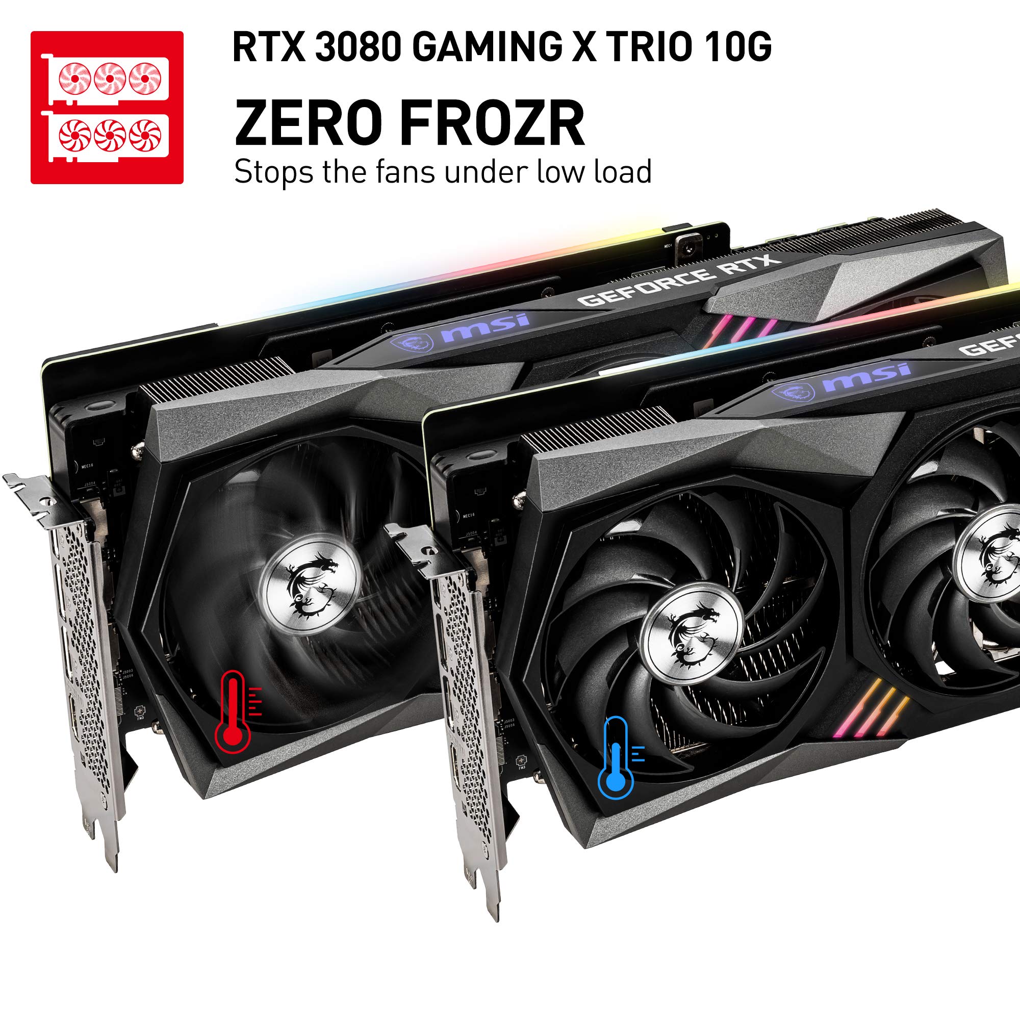Amazon | 【整備済み品】 MSI GeForce RTX 3080 GAMING X TRIO 10G